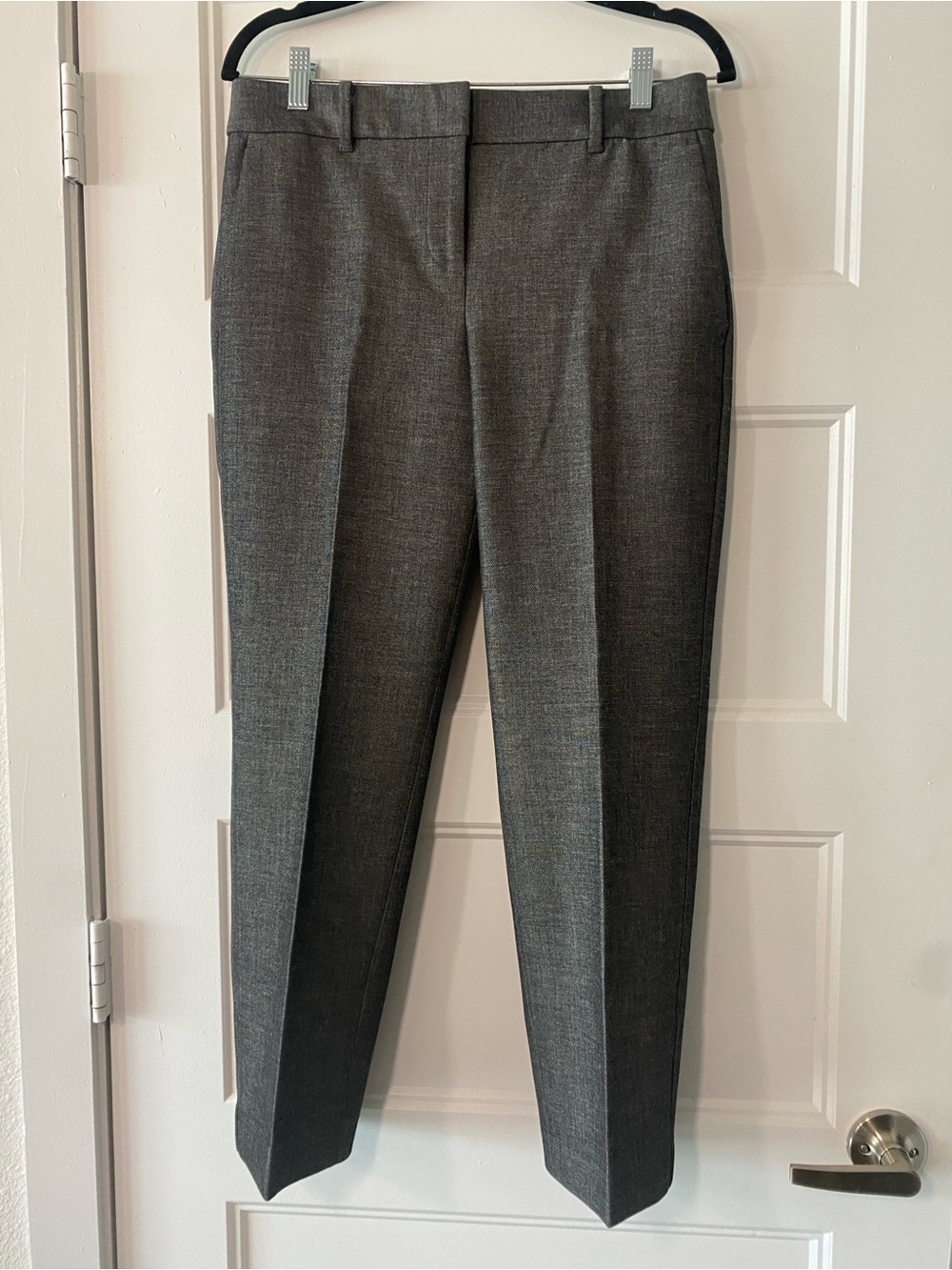 Ann Taylor Kate Fit Dark Gray Trousers,  Straight leg, Like New  Size 4